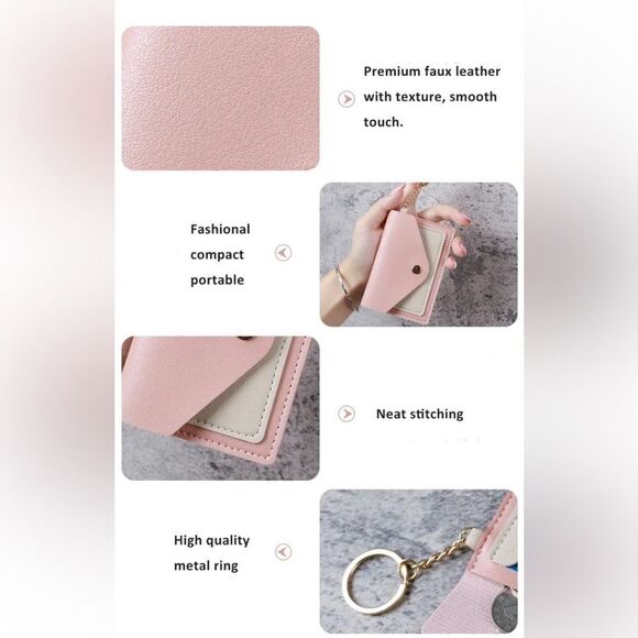 Hot Sale 😍 Compact Women Mini Bag Key Chain Card Holder - Picture 3 of 7
